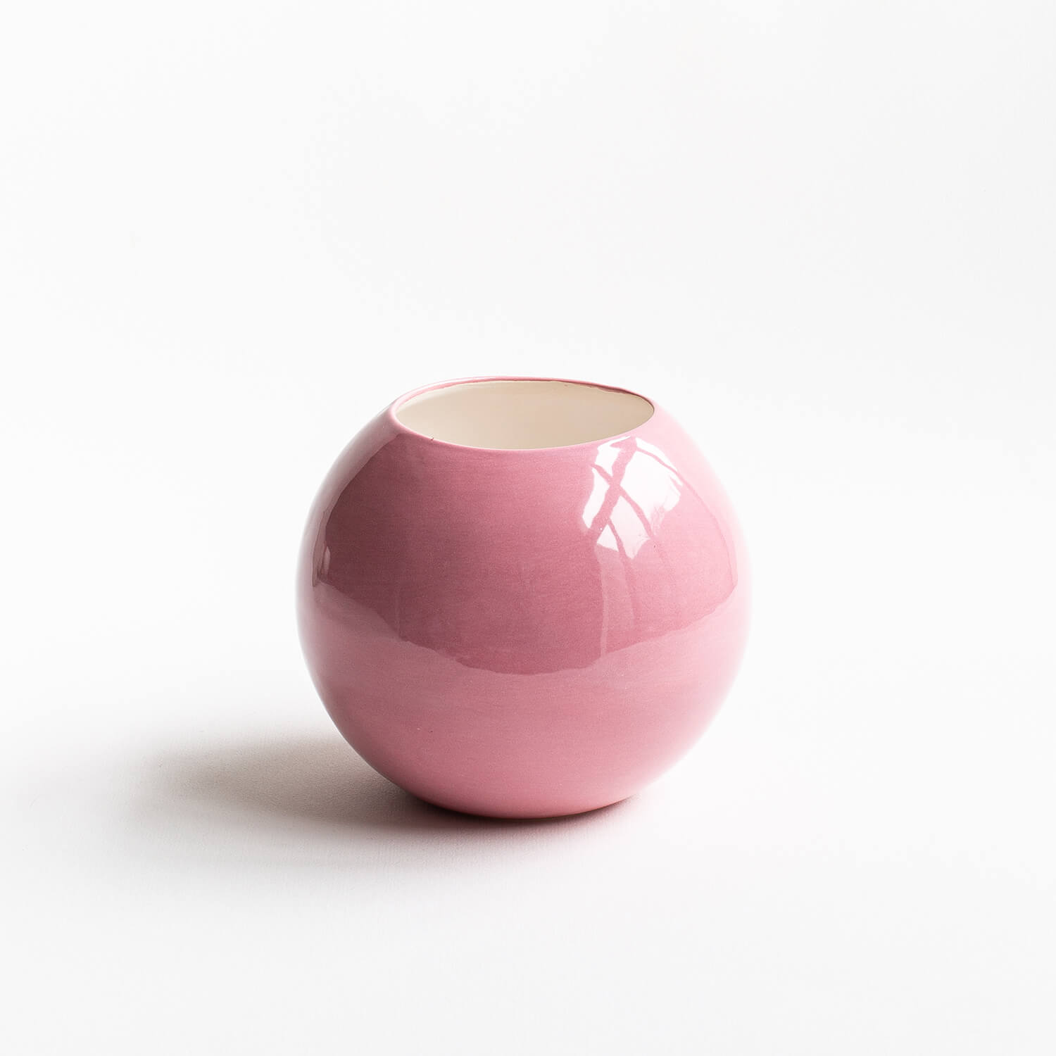 Maceta Esfera – Palo Rosa