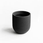 Maceta Cask Negro 44x47cm