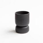 Maceta Tótem – Negro mate